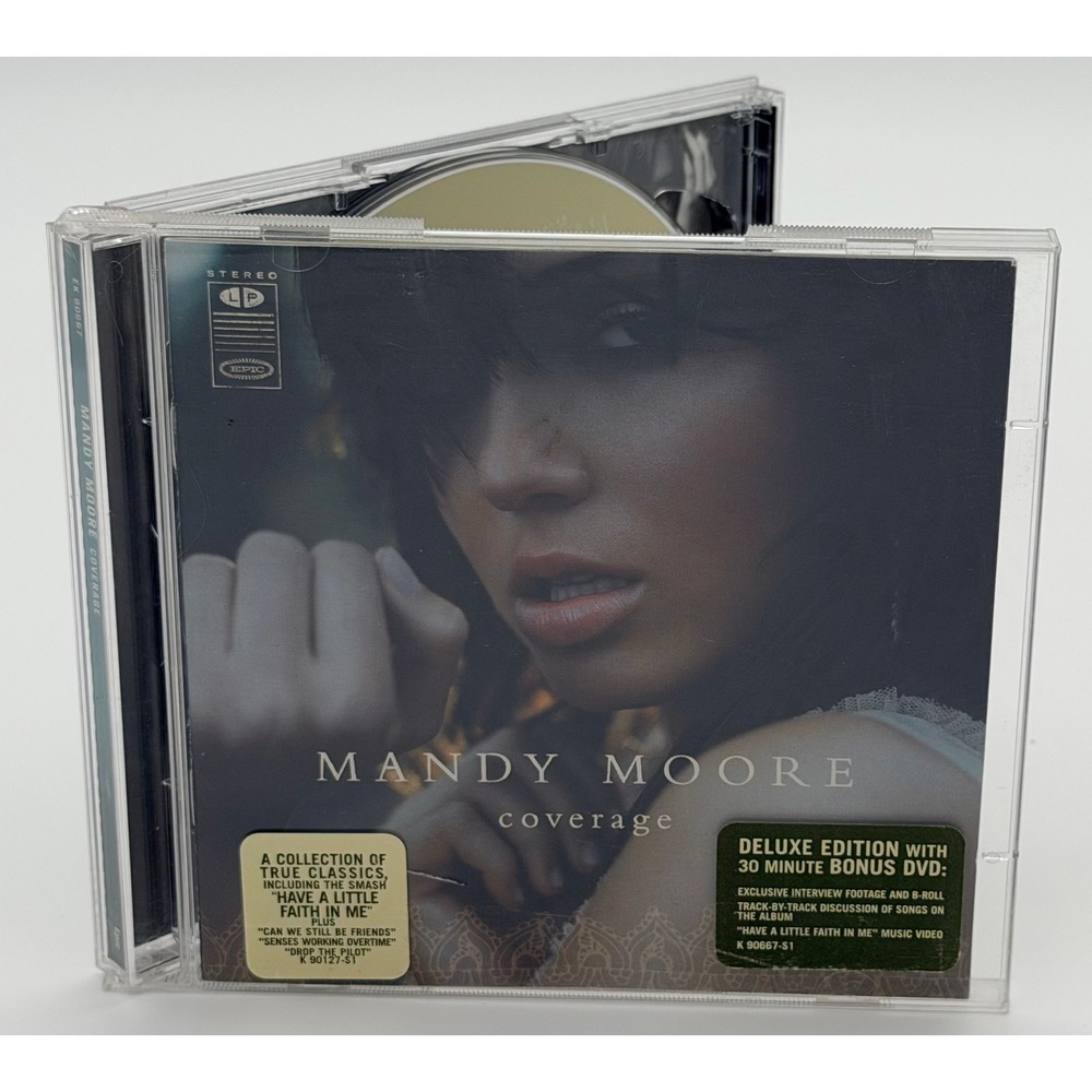 Mandy Moore Coverage Deluxe Edition CD + DVD 2003 Epic